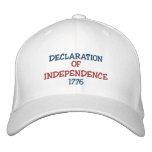 INDEPENDENCE, DAY, 1776 embroidered hats