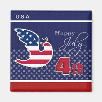 Independence Day, 4th of July magnets