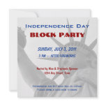 Independence Day Block Party Invitations