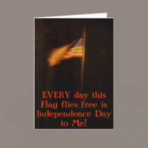Independence Day Flag cards