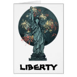 Independence Day Greetings card: Liberty Dog
