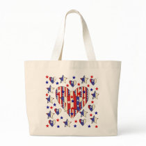Independence Day Hearts Bag