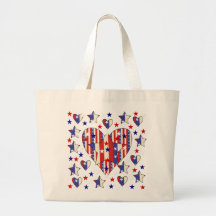 Independence Day Hearts Bag