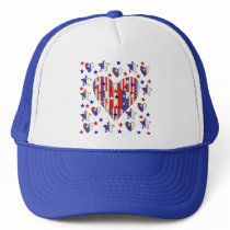 Independence Day Hearts Hats