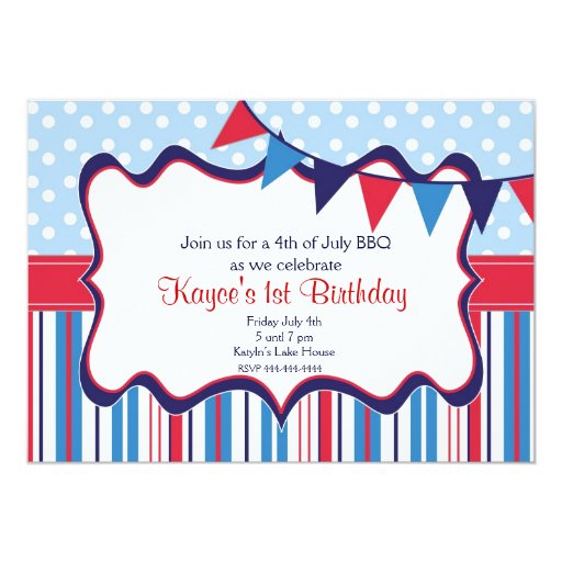Independence Day Invitation Zazzle