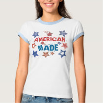 Independence Day July Fourth Pride Ringer T-Shirt by jamiecreates1 Independence Day July Fourth Pride Ringer T-Shirt