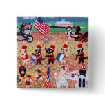 Independence Day Labradors Pinback Buttons