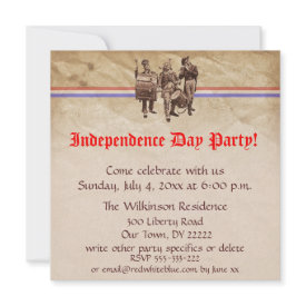 Independence Day Party Invitation Independence Day Party Invitation