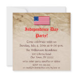 Independence Day Party Personalized Invitation