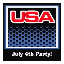 Independence Day Party Invitation invitations