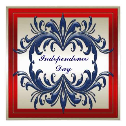 Independence Day Party Invitation (front side)