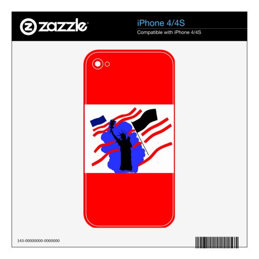 Independence Day Skins For The iPhone 4