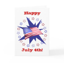 Independence Day Star Circle cards