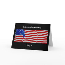independence flag cards