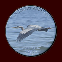 INDEPENDENCE ~ Gt Blue Heron Magnet by RavenSpiritPrints INDEPENDENCE ~ Gt Blue Heron Magnet
