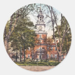 Independence Hall Philadelphia, PA 1900 Vintage Sticker