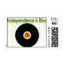 Independence Is Bliss Postage Stamps