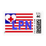 INDEPENDENCE LPN LICENCESED PRACTICAL NURSE FLAG POSTAGE