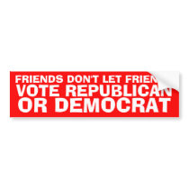 Independent / 3rd Party Bumper Sticker