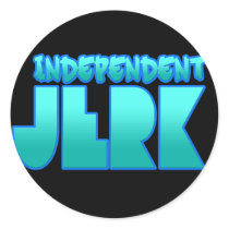 INDEPENDENT JERK  jerkin dance guys girls Round Stickers