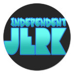 INDEPENDENT JERK  jerkin dance guys girls Round Stickers