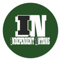 INDEPENDENT NATIONS LOGO(STICKER) by wagz362 INDEPENDENT NATIONS LOGO(STICKER)