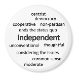 Independent voter philosophy and values magnets