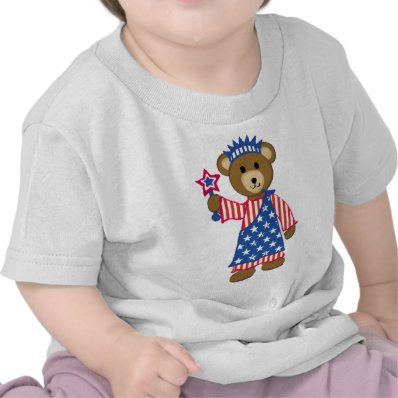 Indepependence Bear Infant Shirt