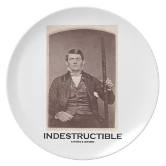 Indestructible (Phineas Gage) Dinner Plate
