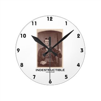 Indestructible (Phineas Gage) Wallclocks