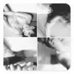 Indexed Sensuality 2 - Self Portrait Square Sticker