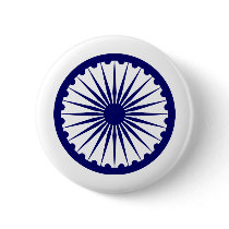 India Ashoka Chakra buttons