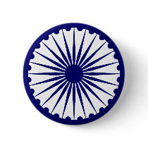 India Ashoka Chakra buttons