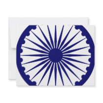India Ashoka Chakra invitations