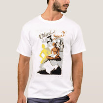 India Buddha Gandhi 1941 WPA t-shirts