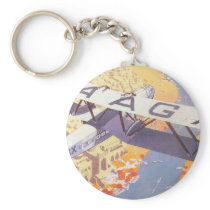 India by Imperial Airways Keychain