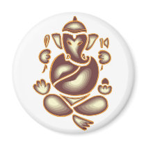 India Elephant Meditation Magnet by forbes1954 India Elephant Meditation Magnet