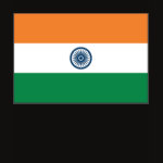 India Flag Map Spaghetti Top