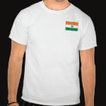 India Flag Map Basic T-Shirt