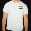 India Flag Map T-Shirt