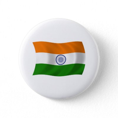 India Flag Button