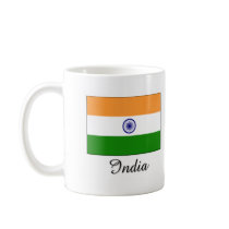 India Flag Design mugs