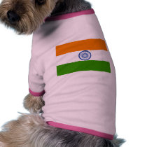 India Flag pet clothing