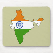 India flag map mousepads