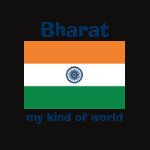 India Flag Map Text Ladies Baby Doll