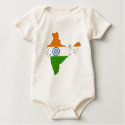 India flag map t-shirts