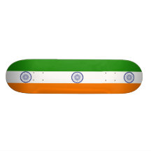 India Flag Skateboard Deck