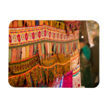 INDIA, Goa, Baga: Saturday Evening Market (NR) Rectangle Magnets