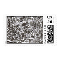 india ink abstract 001 postage