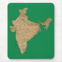 India Map Mousepad